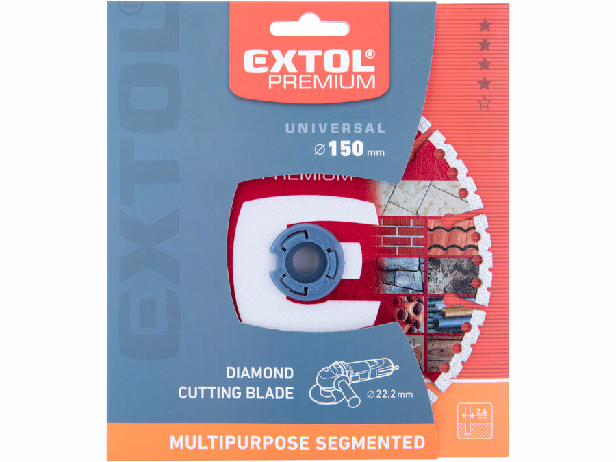 Kotouč řezný diamantový MULTI univerzální, O150x22,2x2,6mm