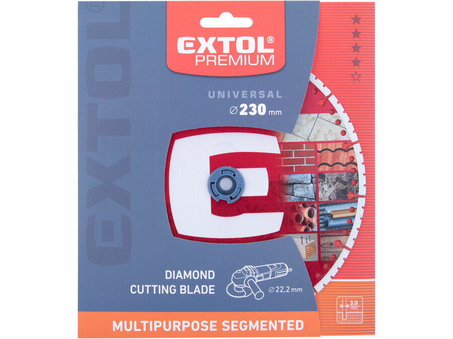 Kotouč řezný diamantový MULTI univerzální, O230x22,2x3mm