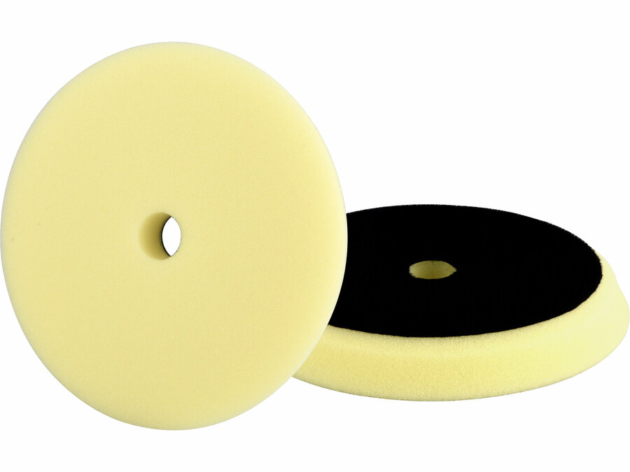 Kotouč leštící pěnový, orbitální, T80, žlutý, O180x25mm, suchý zip O152mm
