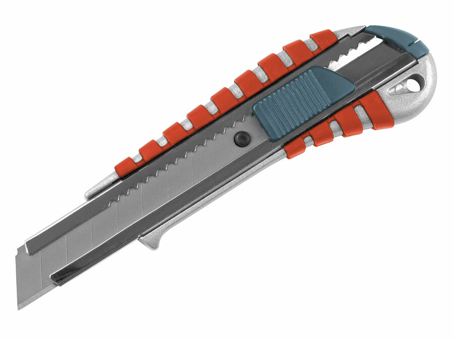 Nůž ulamovací kovový s kovovou výztuhou, 18mm, Auto-lock