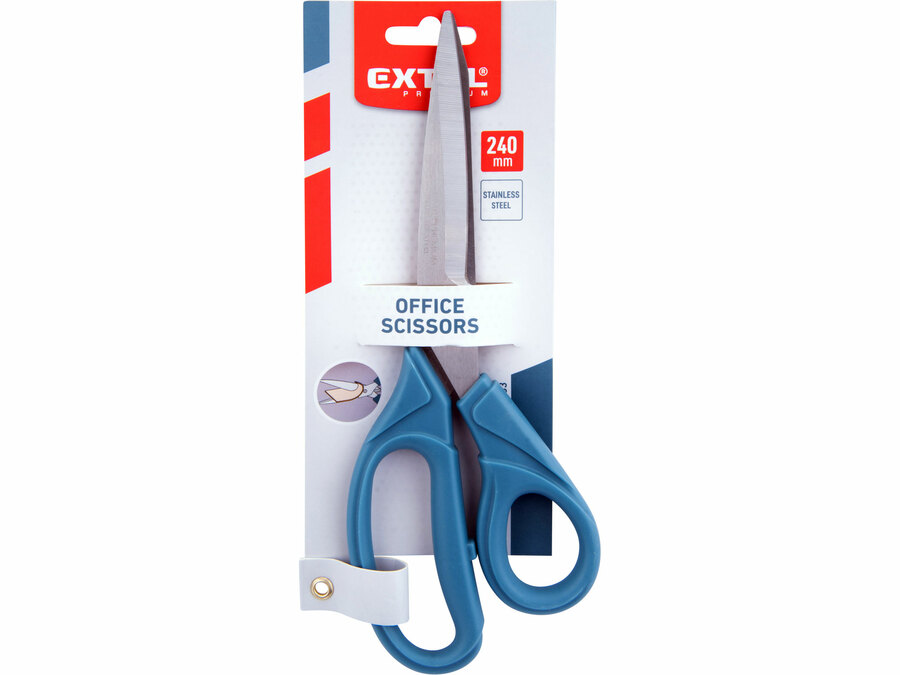 Nůžky kancelářské/víceúčelové nerez, 240mm