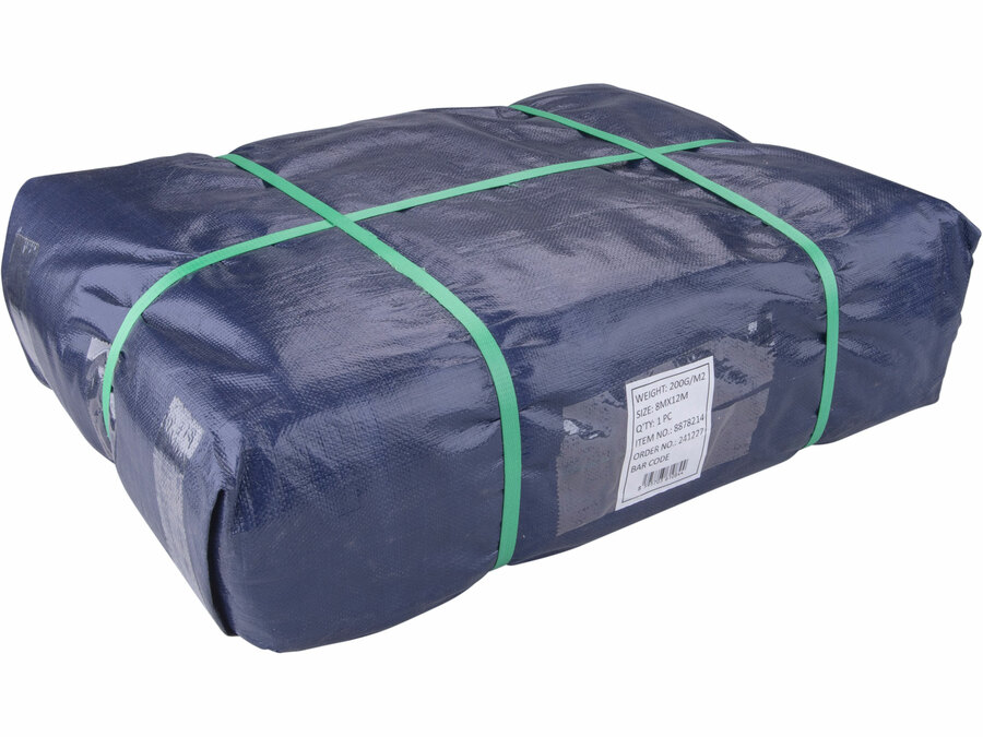 Plachta PE nepromokavá silná 200g/m2, 8x12m, PE