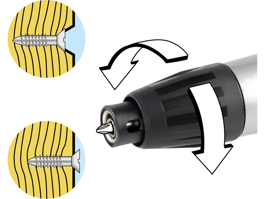Šroubovák elektrický, 500W, 1/4", 6Nm