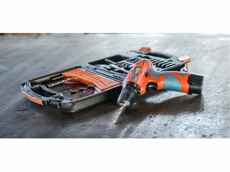 Vrtací šroubovák aku, 12V Li-ion (2x), 1500mAh