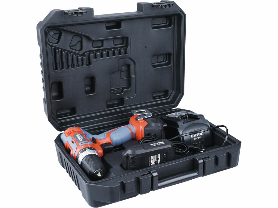 Vrtací šroubovák aku SHARE20V, 20V Li-ion (2×), 1500mAh
