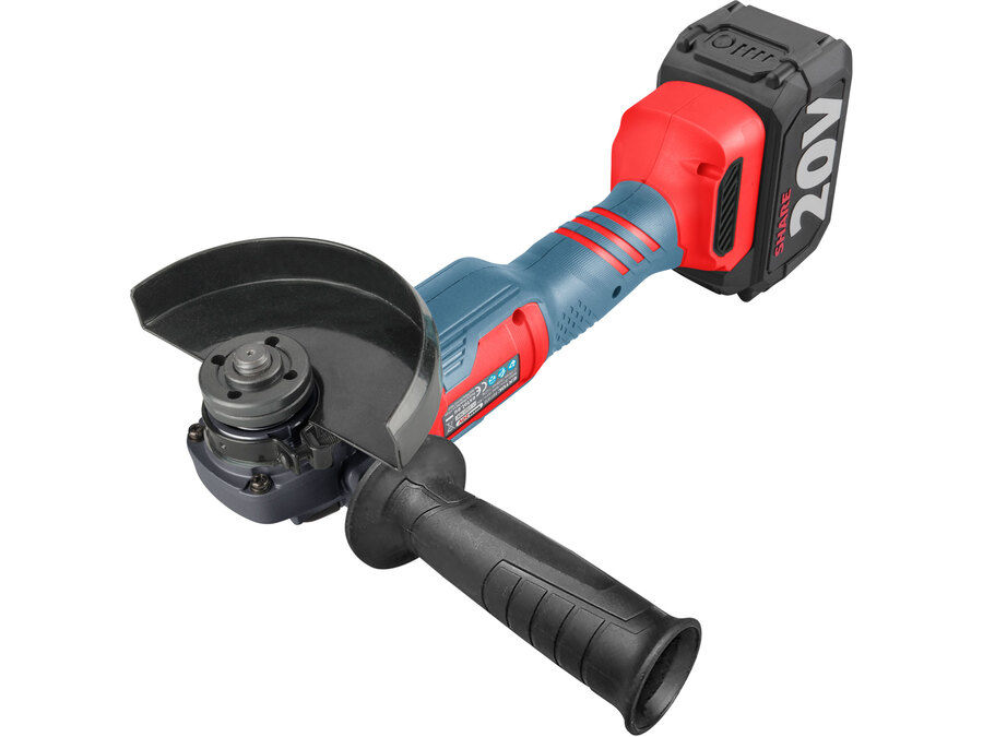 Bruska úhlová aku SHARE20V, 125mm, BRUSHLESS, 4Ah