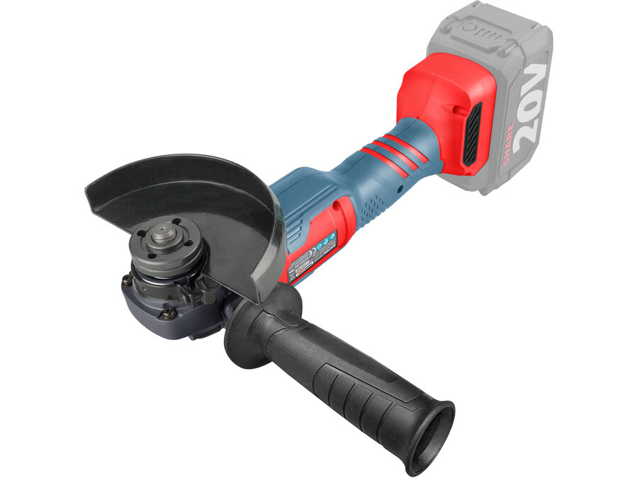 Bruska úhlová aku SHARE20V, 125mm, BRUSHLESS, bez baterie a nabíječky