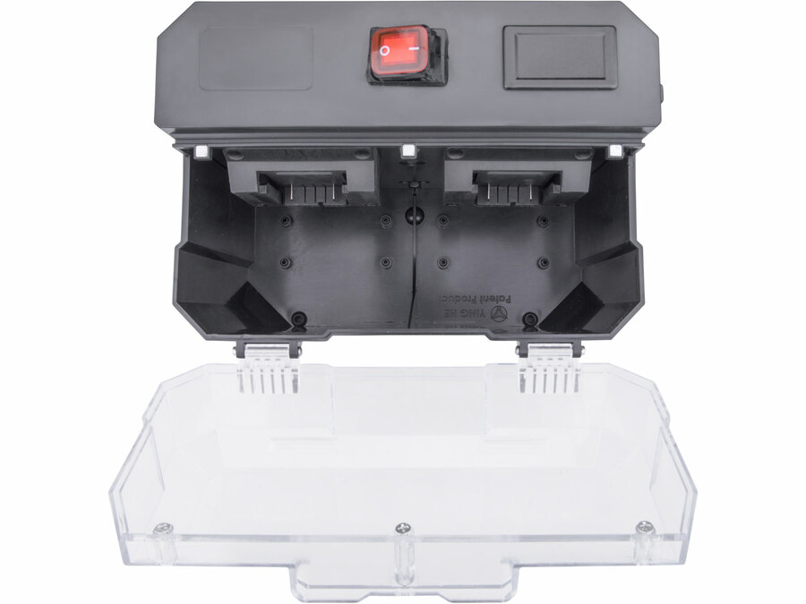 Skříň na baterii s elektronikou